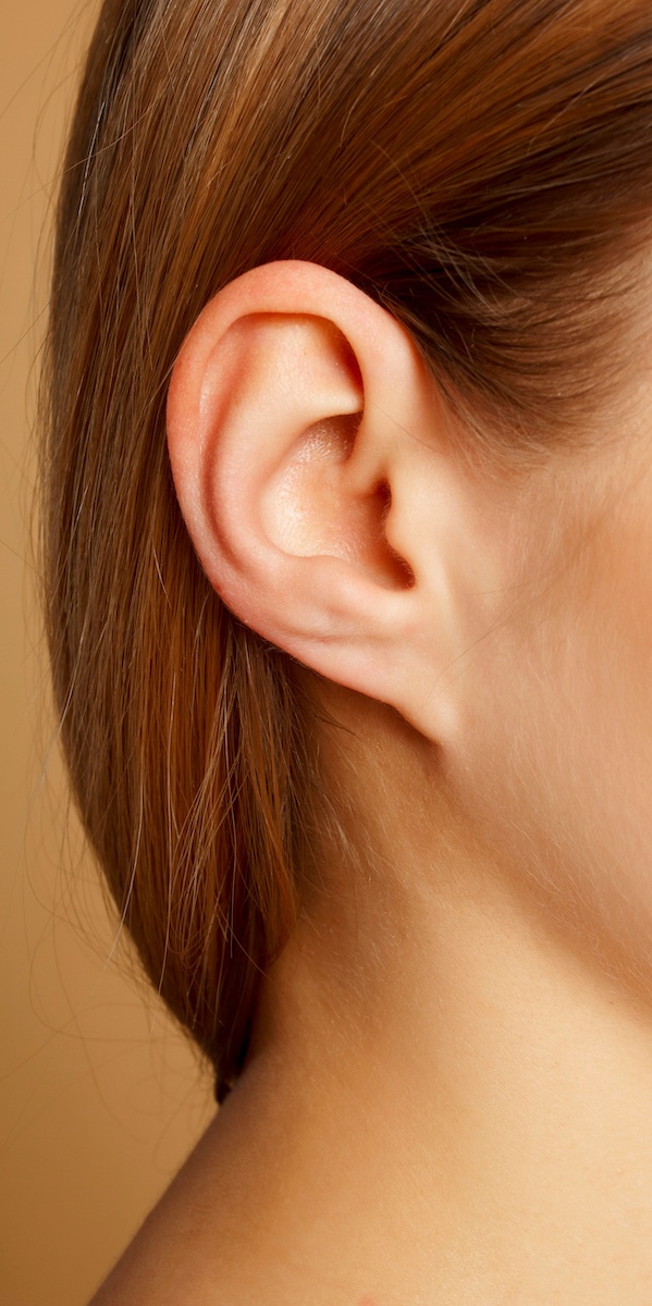 womans ear